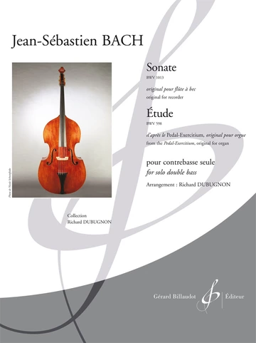 Sonate BWV 1013 et étude BWV 598 Visual
